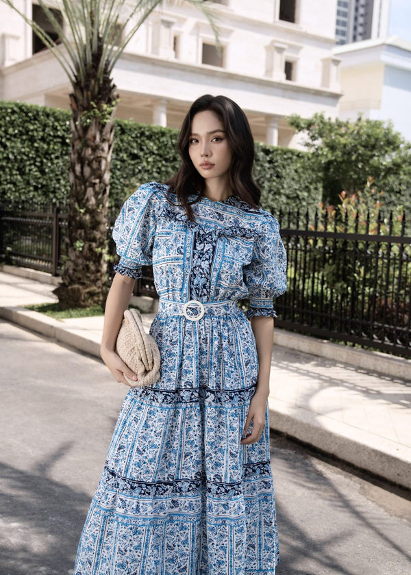 Celestial Bloom Maxi Dress