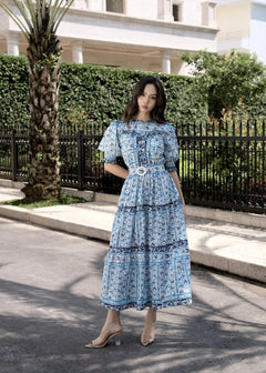 Celestial Bloom Maxi Dress