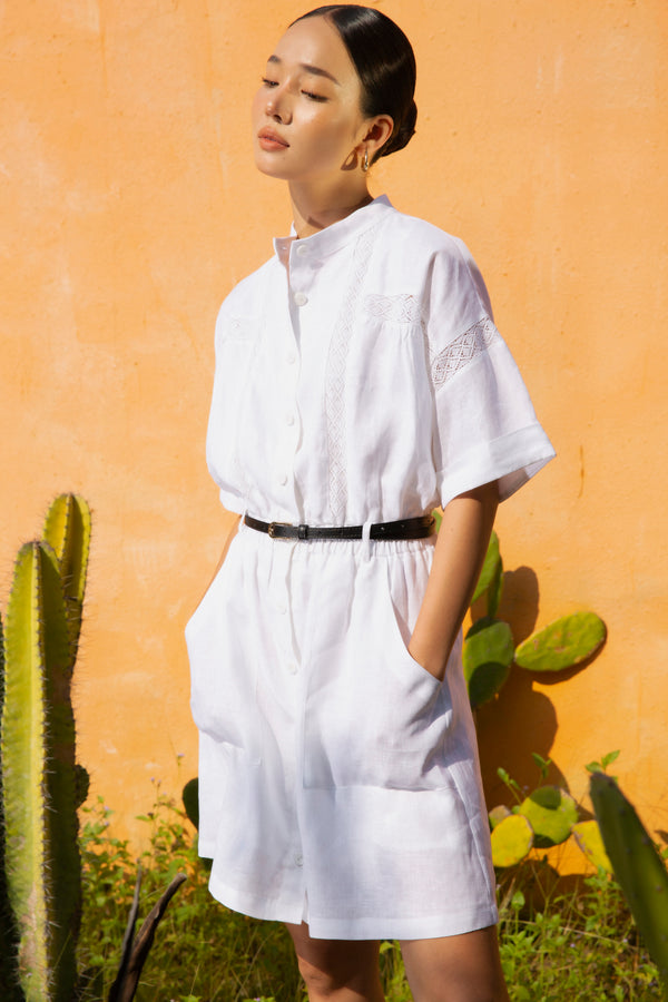 Mandarin Shirt Dress