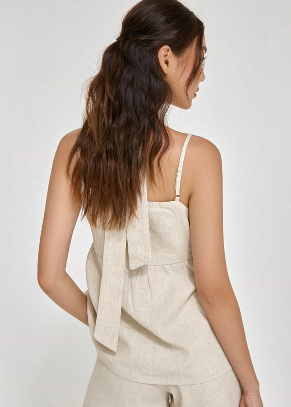 Cream Linen Trousers