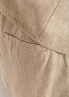 Cream Linen Trousers