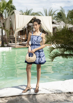 Indigo Tide Tiered Sundress